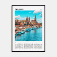 Dresden Travel Color Poster
