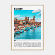 Dresden Travel Color Poster