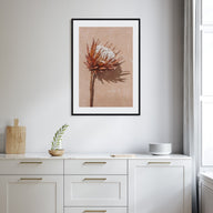 Dried Exotic Flower Photo Color Poster