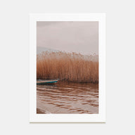 Dry Reed Lake Photo Color Poster