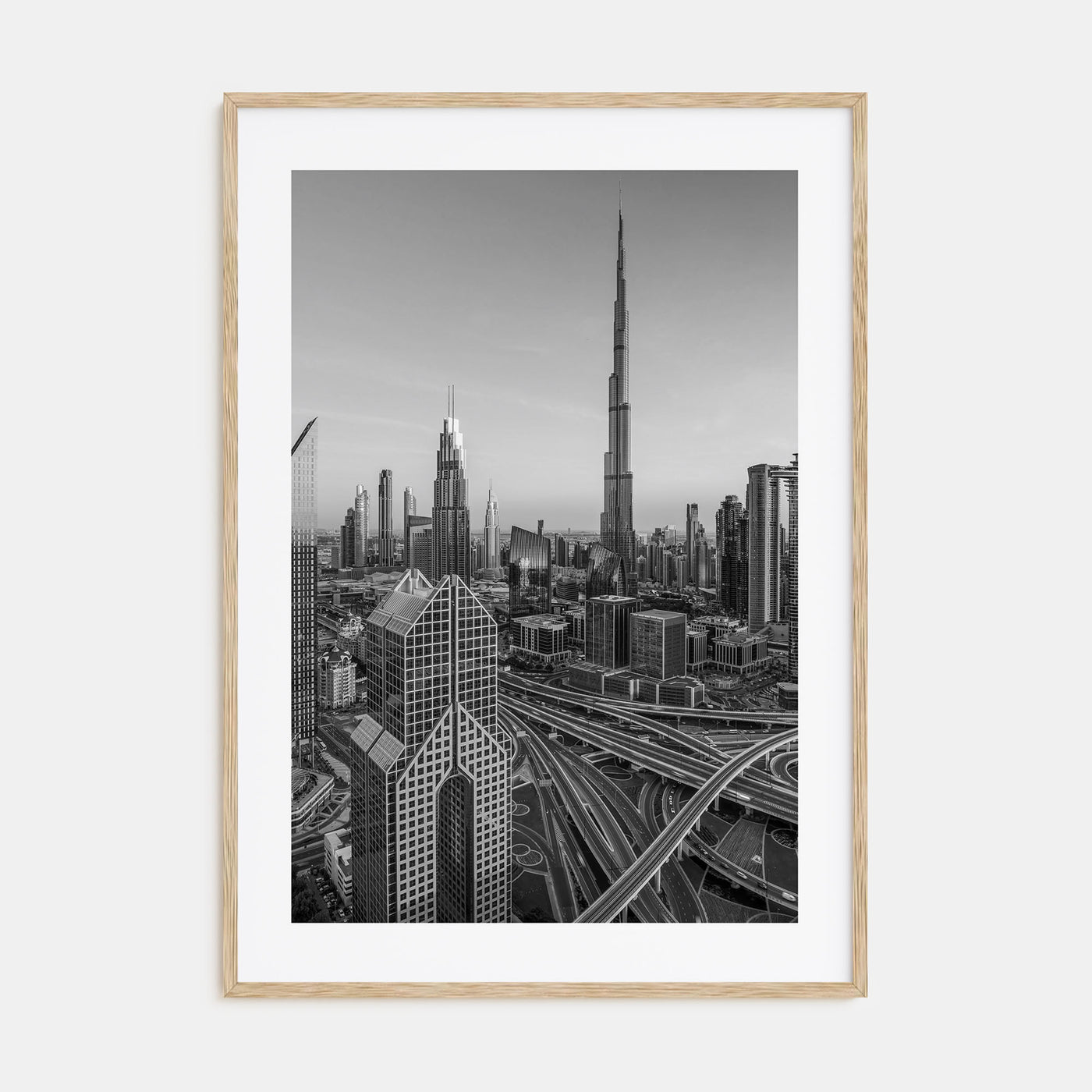 Dubai Photo B&W No 2 Poster