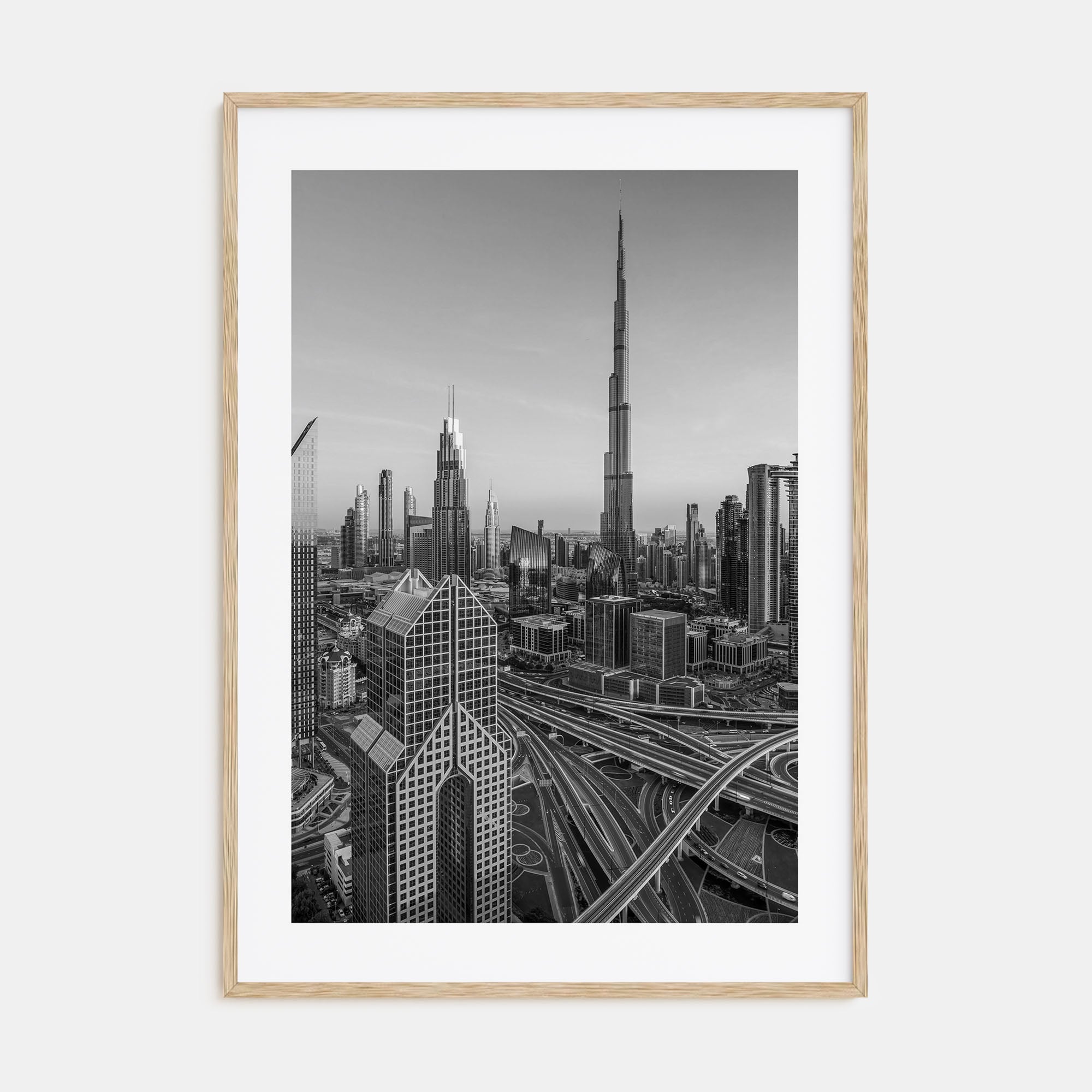 Dubai Photo B&W No 2 Poster