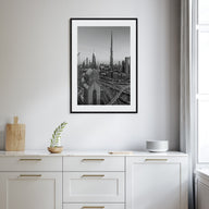 Dubai Photo B&W No 2 Poster