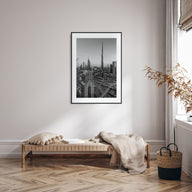 Dubai Photo B&W No 2 Poster
