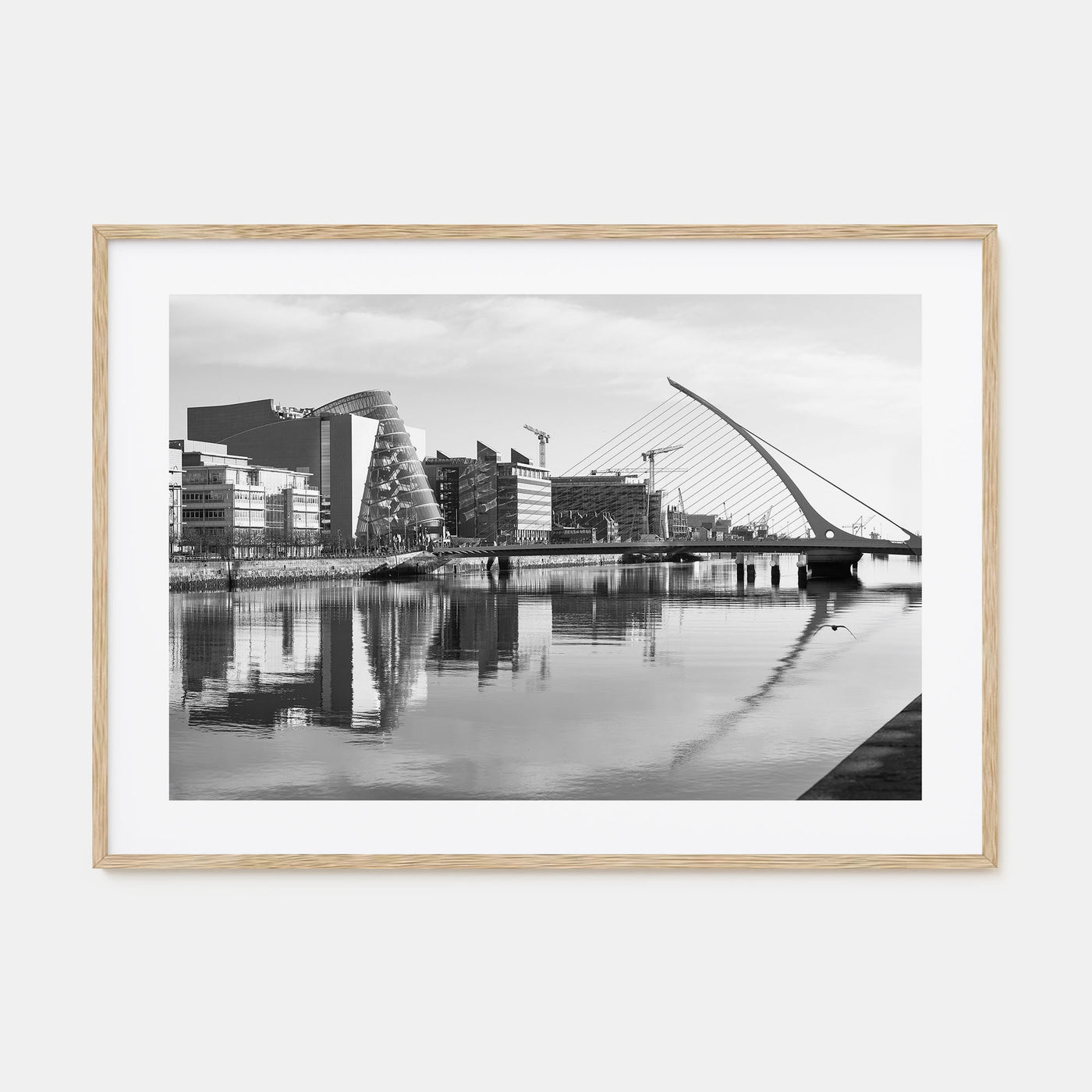 Dublin Landscape B&W Poster