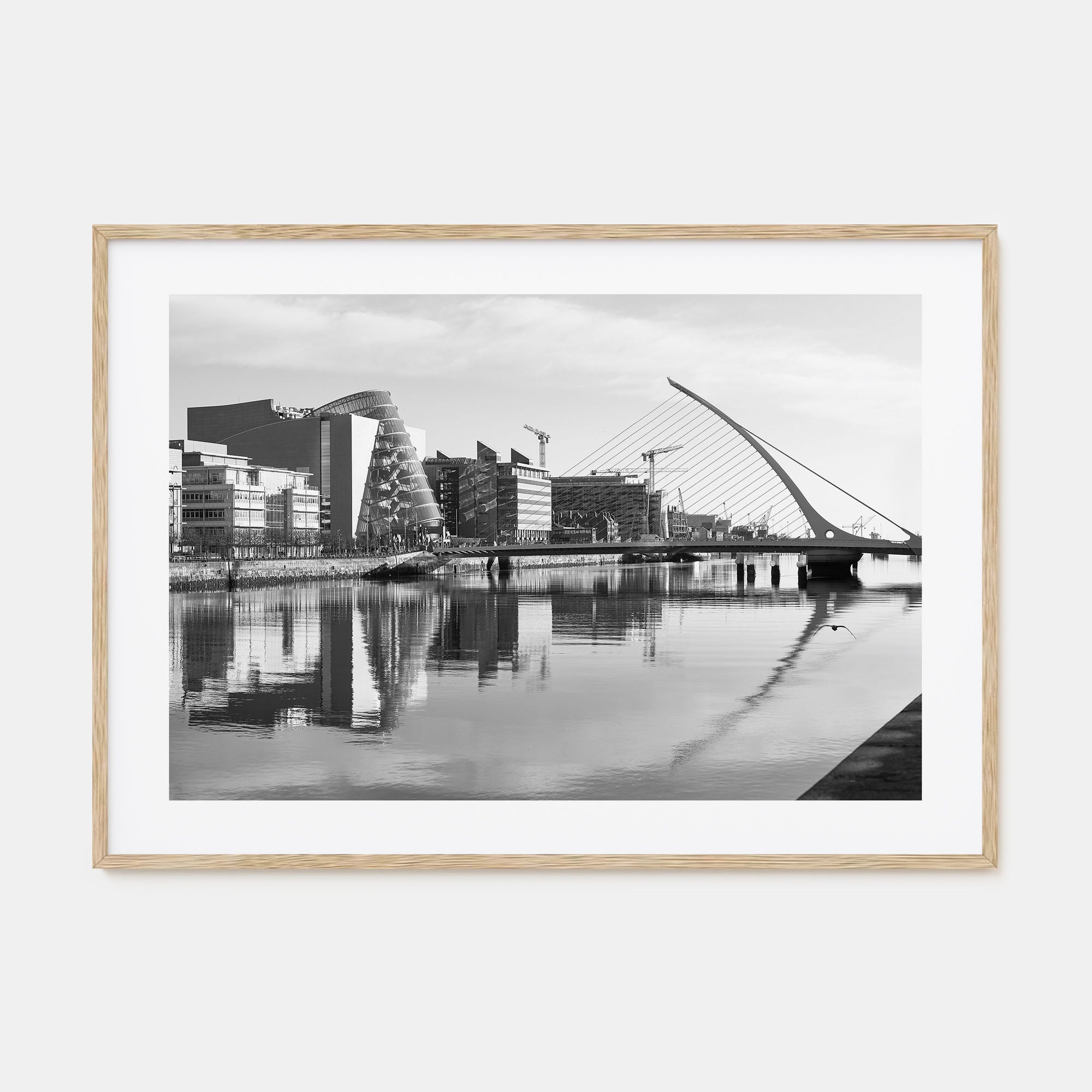 Dublin Landscape B&W Poster