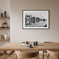 Dublin Landscape B&W Poster