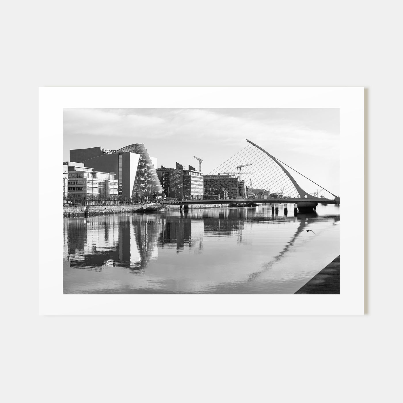 Dublin Landscape B&W Poster