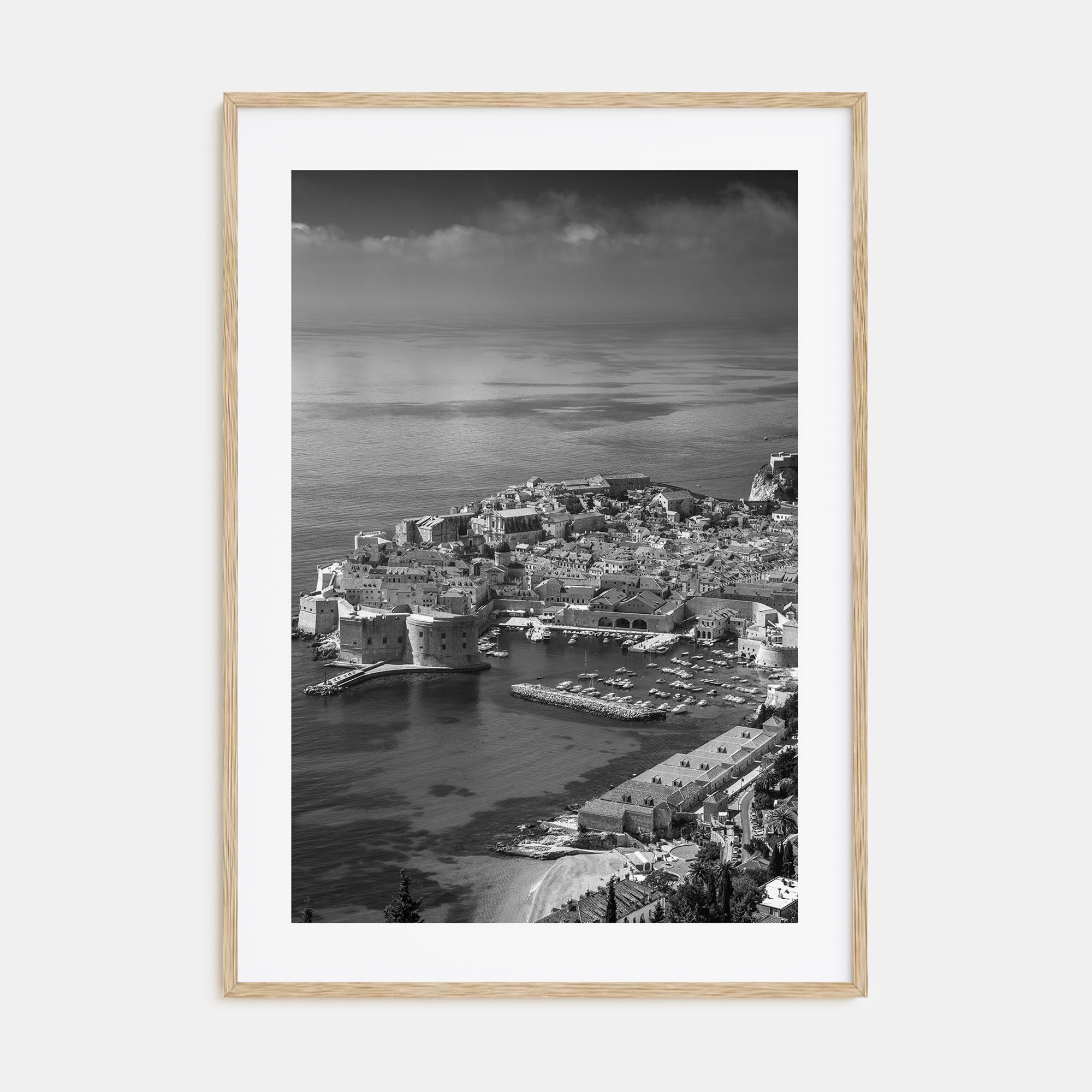 Dubrovnik Photo B&W Poster