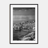 Dubrovnik Photo B&W Poster