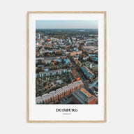Duisburg Portrait Color Poster
