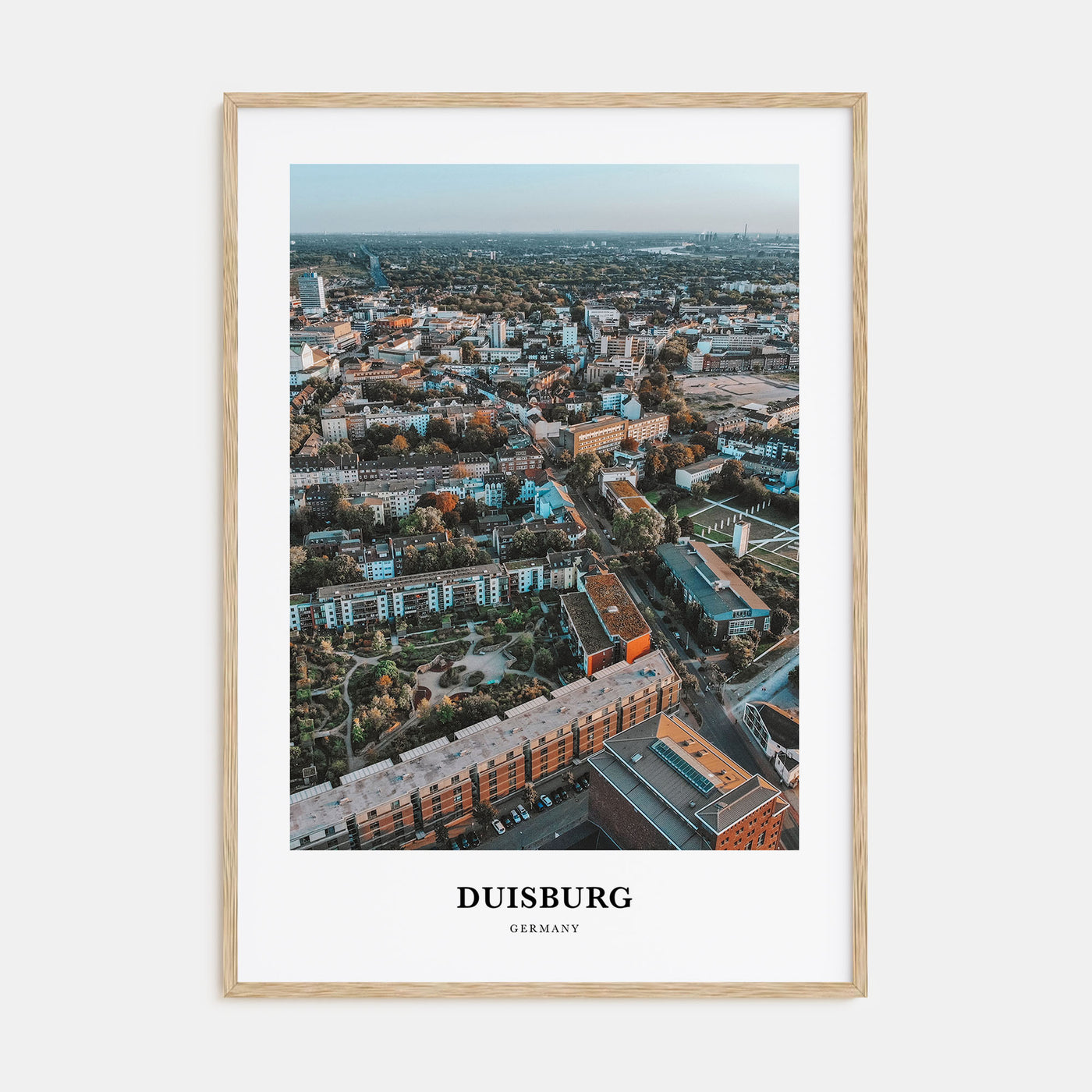 Duisburg Portrait Color Poster