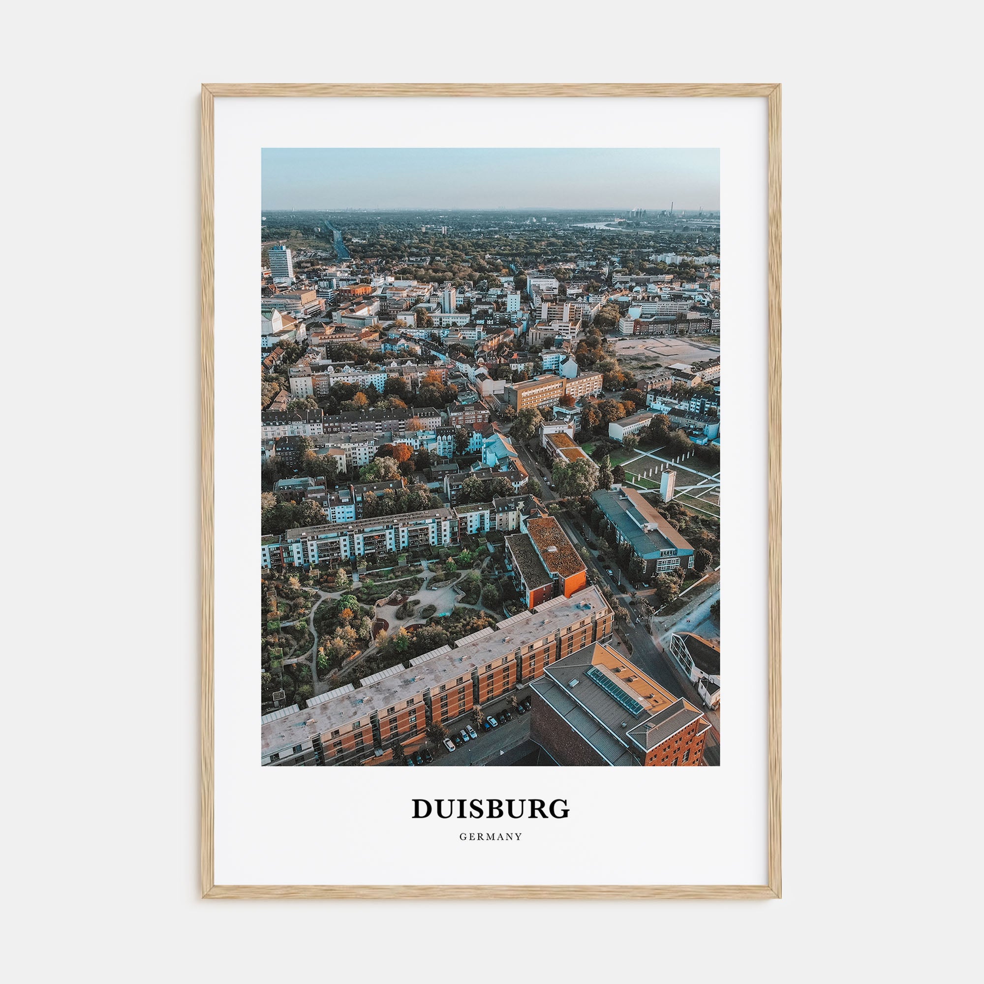 Duisburg Portrait Color Poster