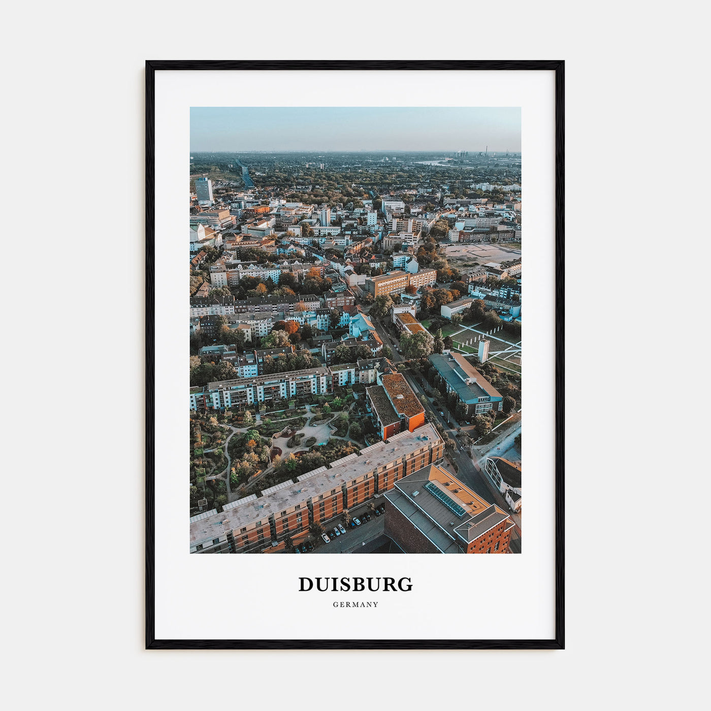 Duisburg Portrait Color Poster