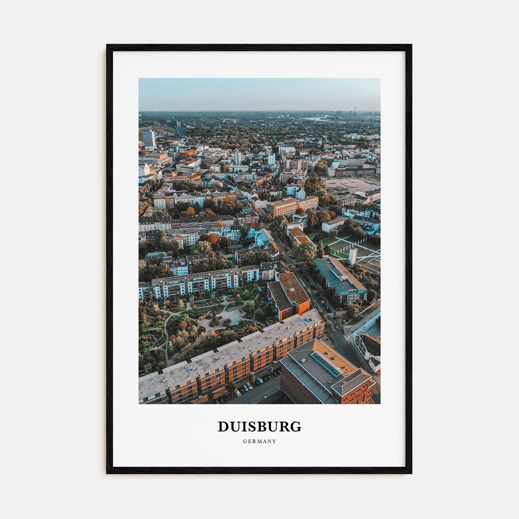 Duisburg Portrait Color Poster