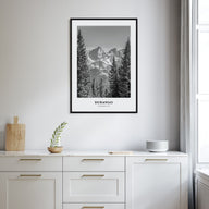 Durango, Colorado Portrait B&W Poster