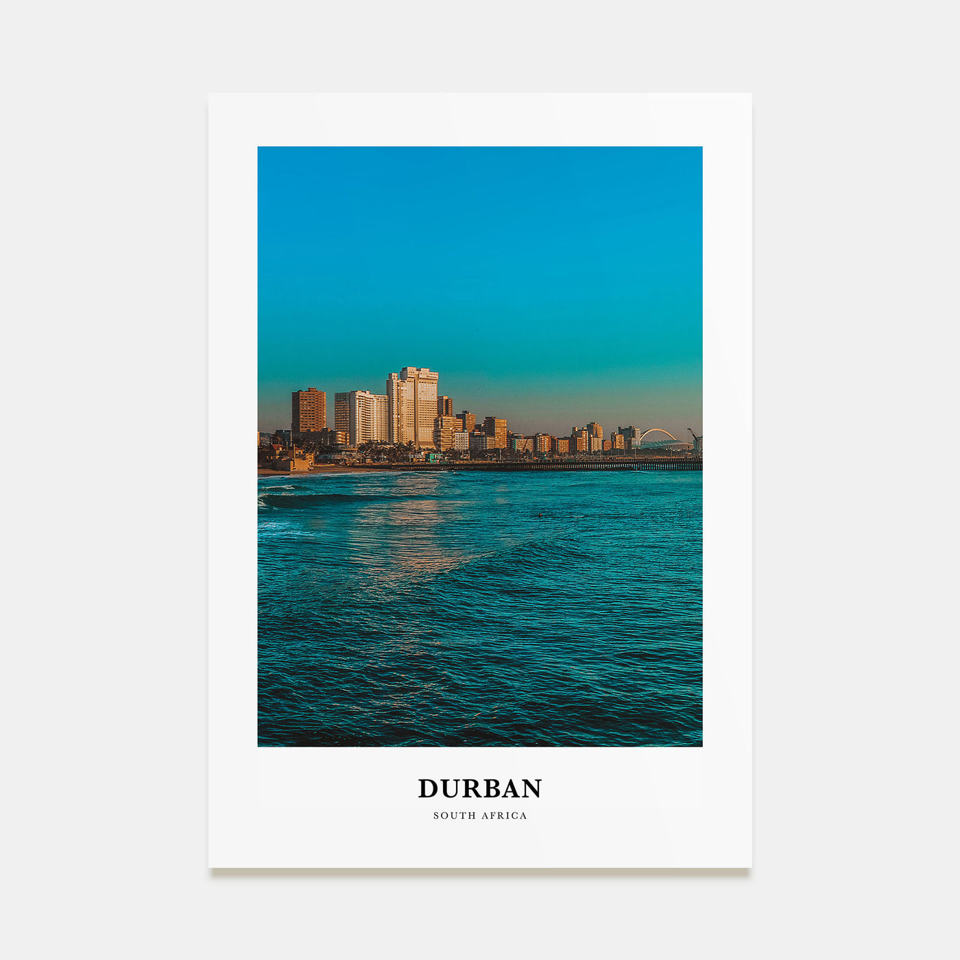 Durban Portrait Color Poster