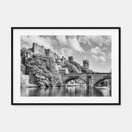 Durham, England Landscape B&W Poster