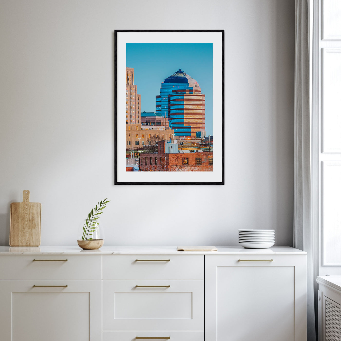 Durham, North Carolina Photo Color Poster