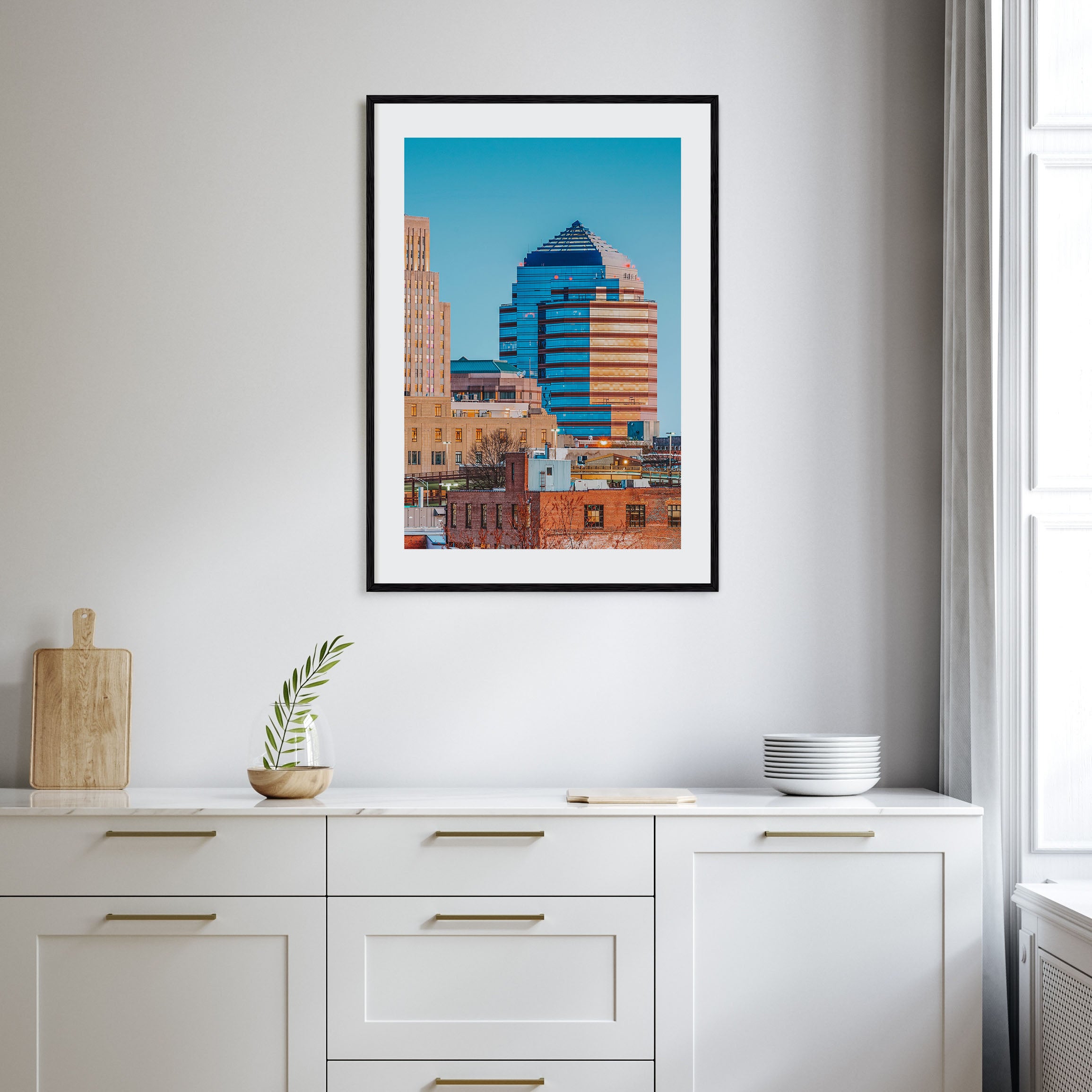 Durham, North Carolina Photo Color Poster