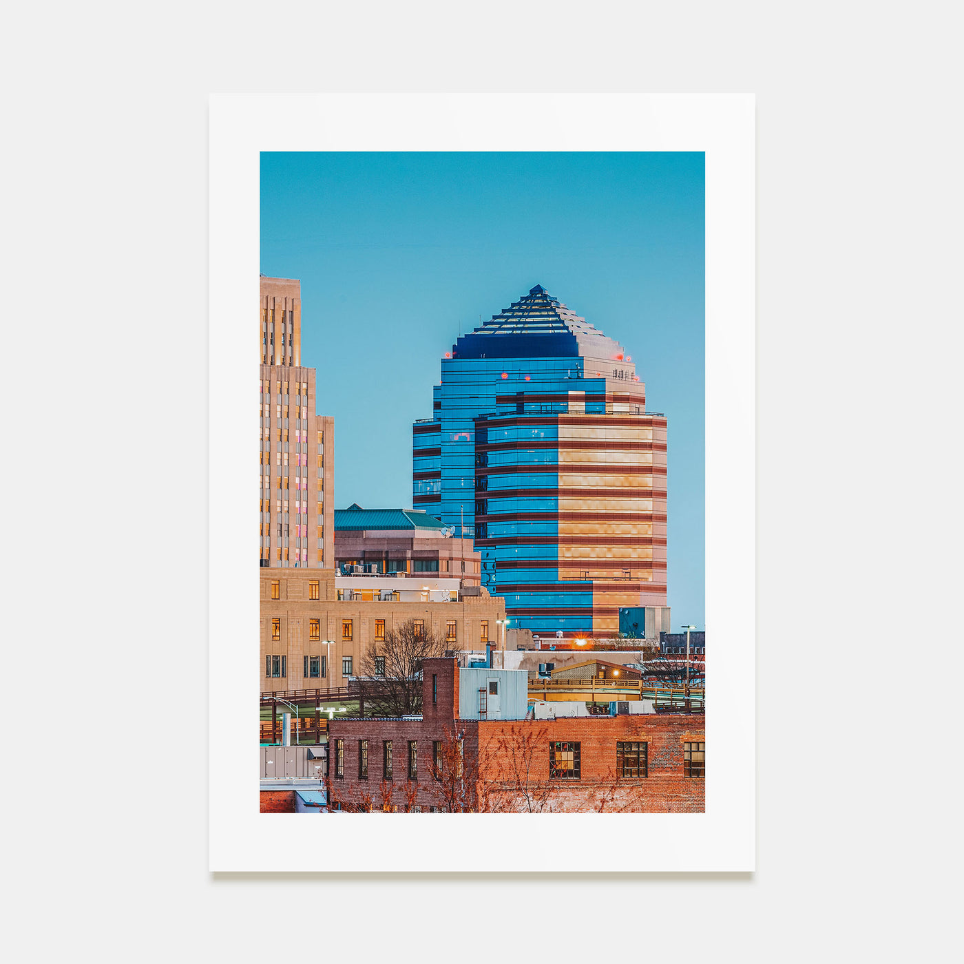 Durham, North Carolina Photo Color Poster