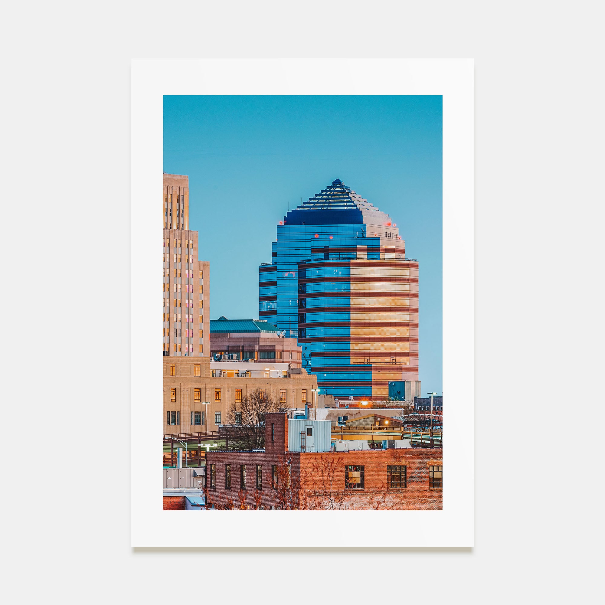 Durham, North Carolina Photo Color Poster