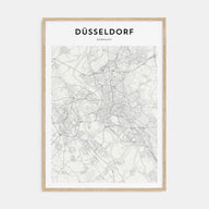 Düsseldorf Map Portrait Poster
