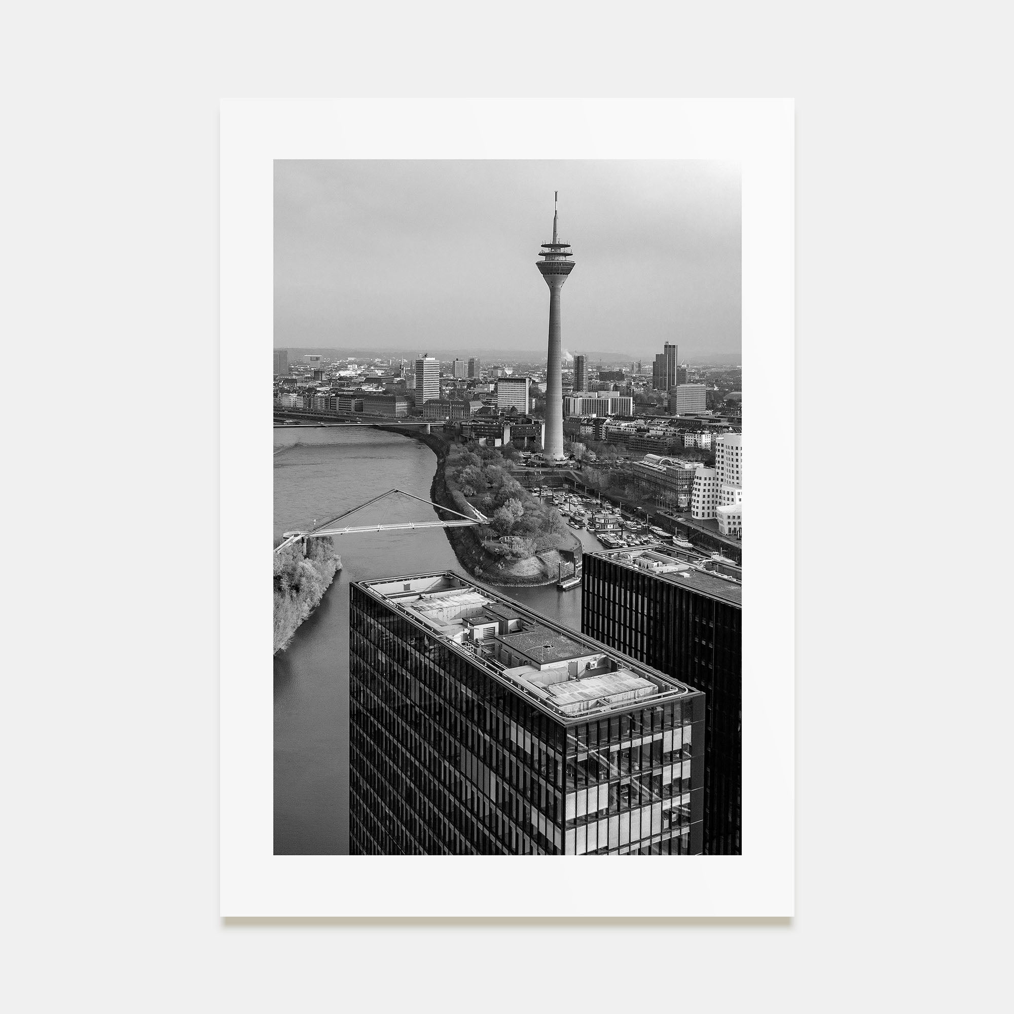 Düsseldorf Photo B&W Poster