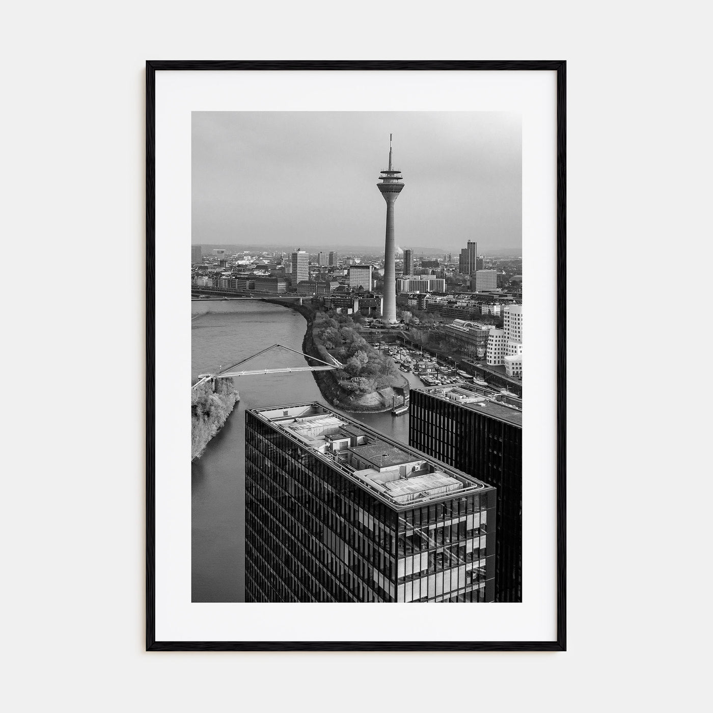 Düsseldorf Photo B&W Poster
