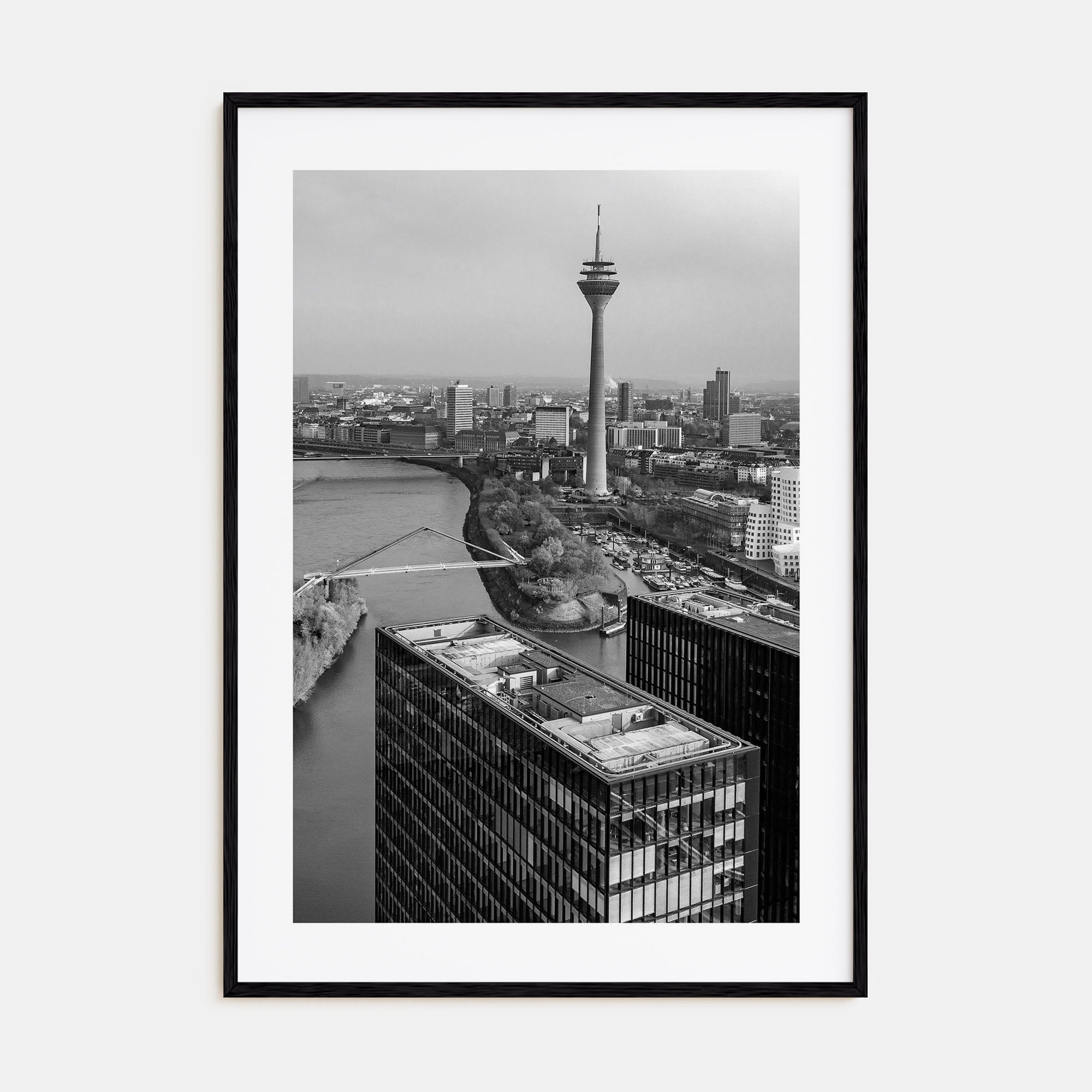 Düsseldorf Photo B&W Poster