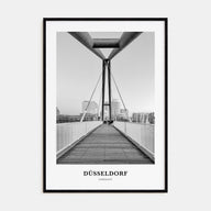 Düsseldorf Portrait B&W No 1 Poster