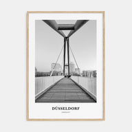 Düsseldorf Portrait B&W No 1 Poster
