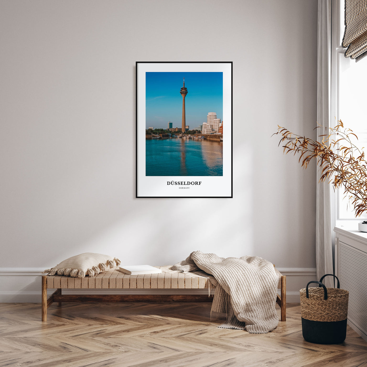 Düsseldorf Portrait Color Poster