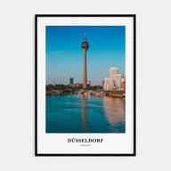 Düsseldorf Portrait Color Poster