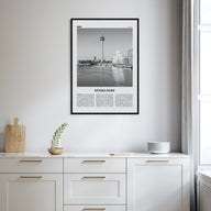 Düsseldorf Travel B&W No 1 Poster