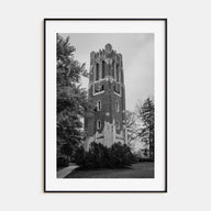 East Lansing Photo B&W Poster
