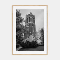 East Lansing Photo B&W Poster