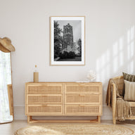 East Lansing Photo B&W Poster