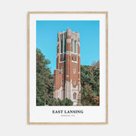 East Lansing Portrait Color Poster