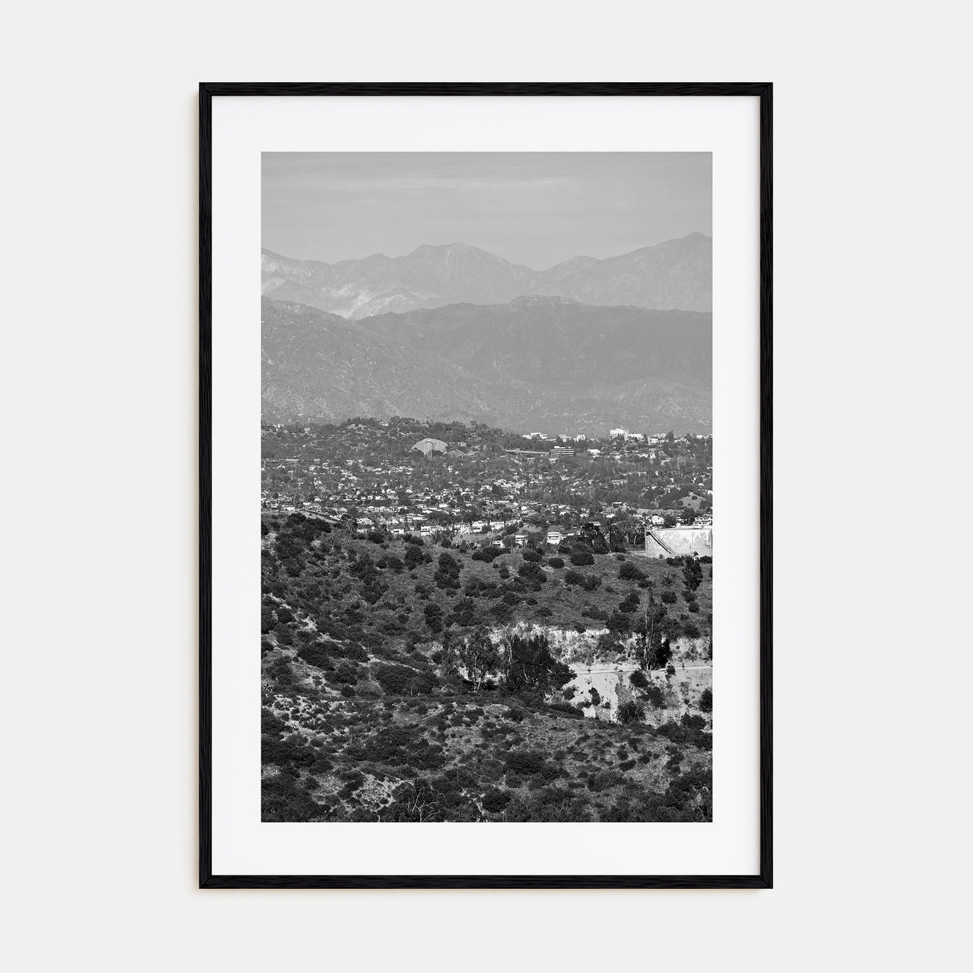 East Los Angeles Photo B&W Poster