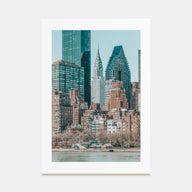 East River Roosevelt Island Photo Color Poster