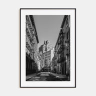 East Village, New York Photo B&W Poster