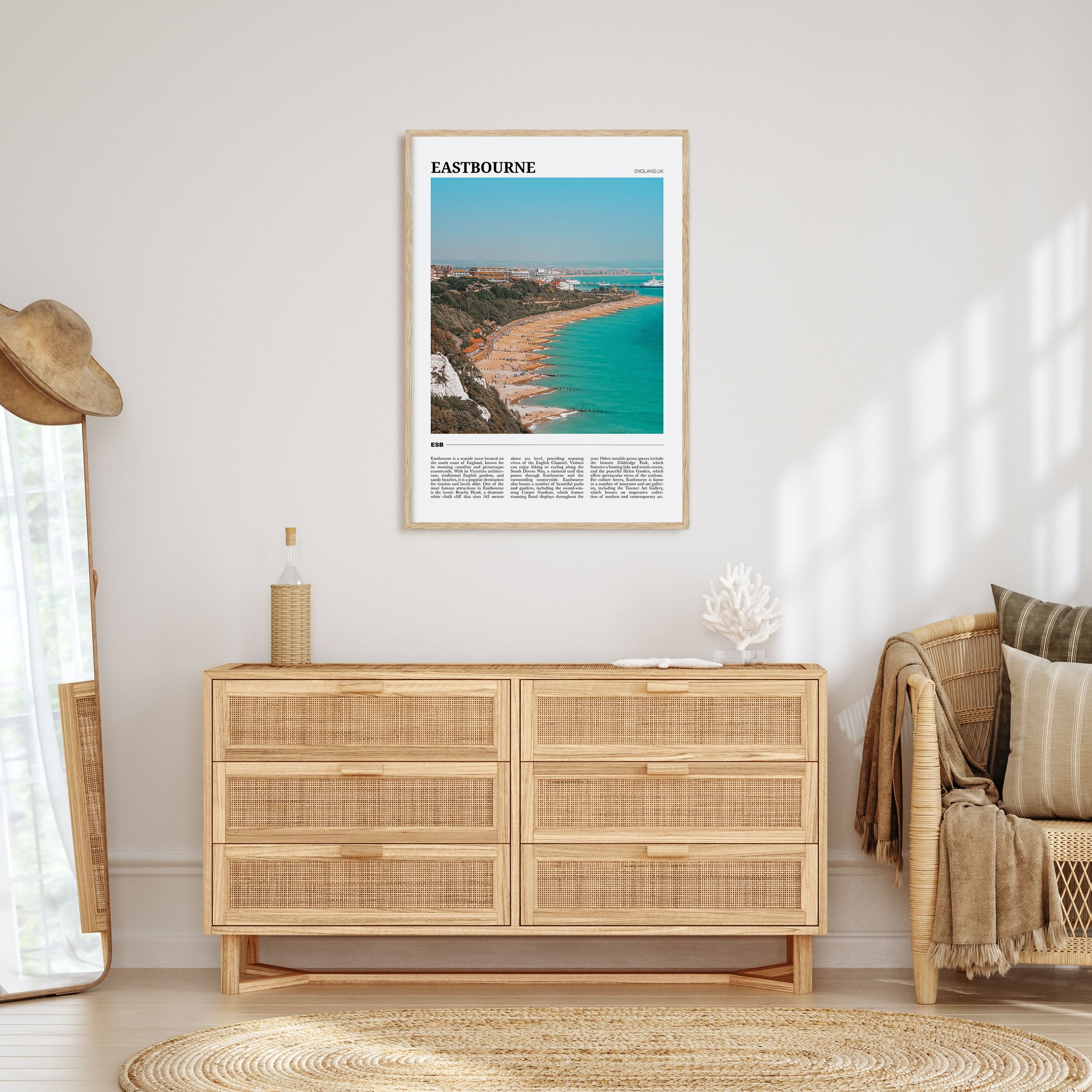 Eastbourne Travel Color Poster