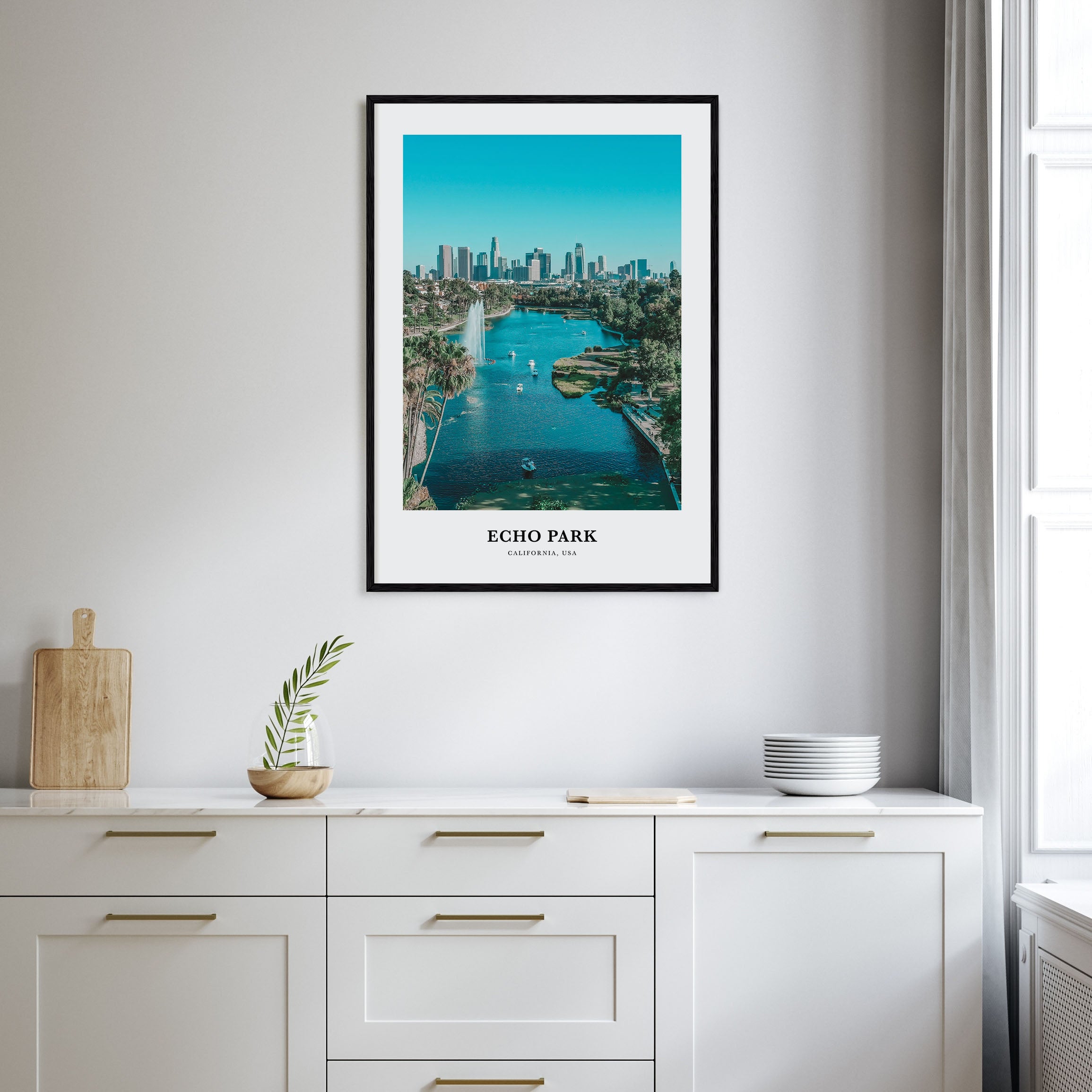 Echo Park Portrait Color Poster