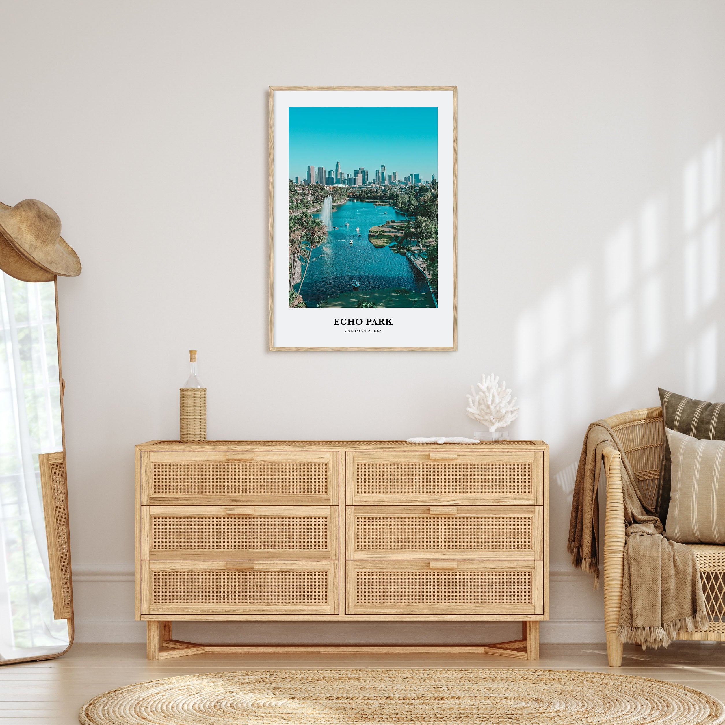 Echo Park Portrait Color Poster
