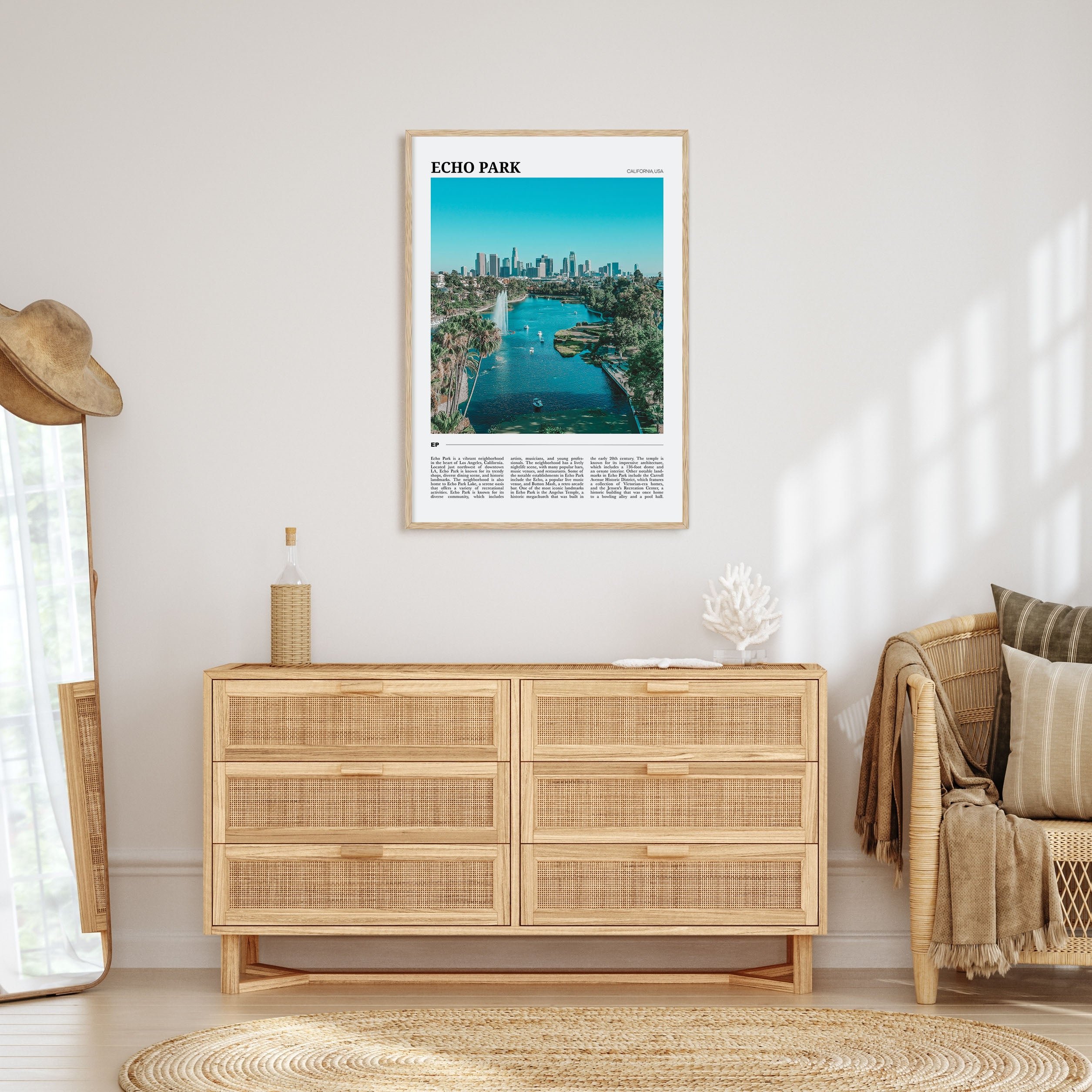 Echo Park Travel Color Poster