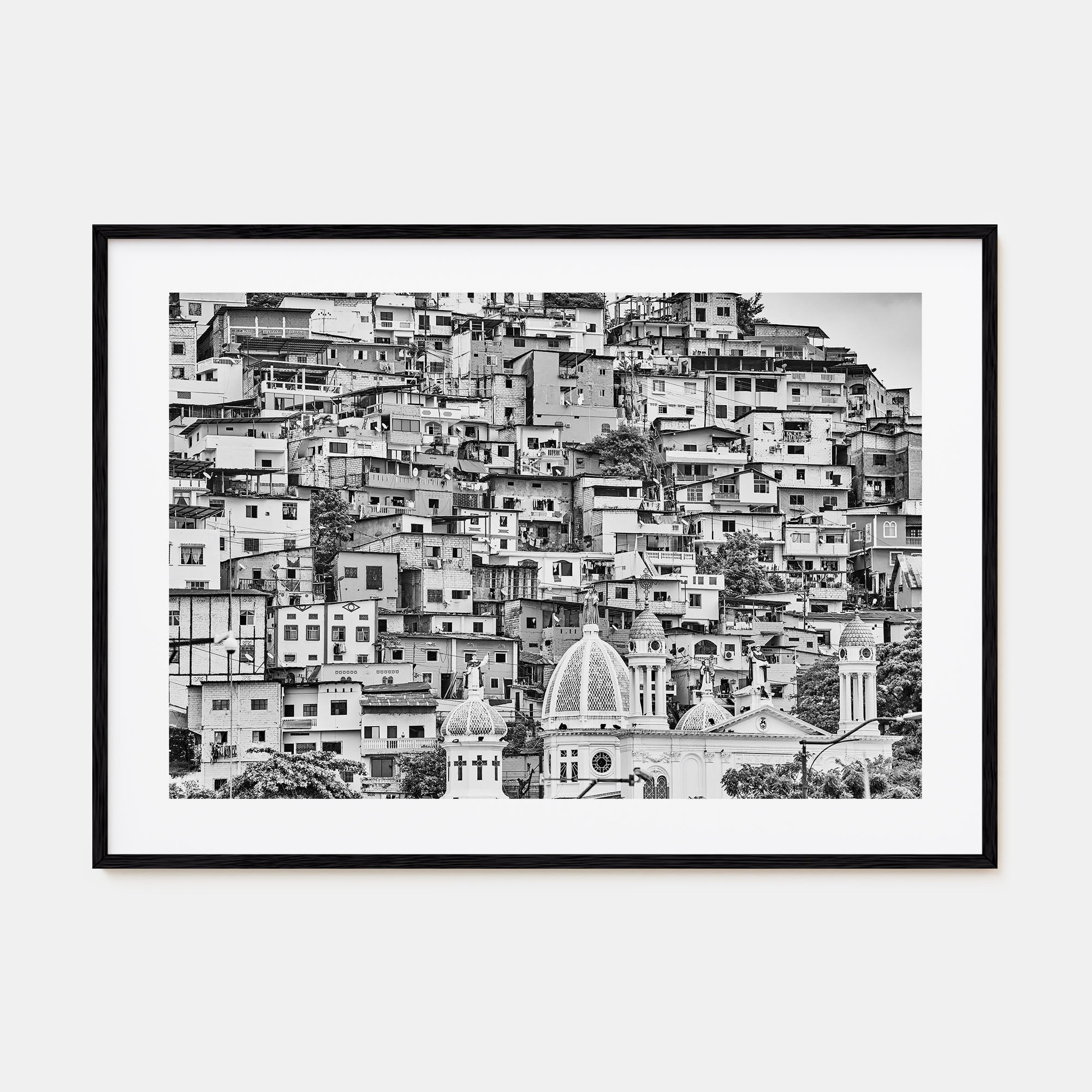 Ecuador Landscape B&W Poster