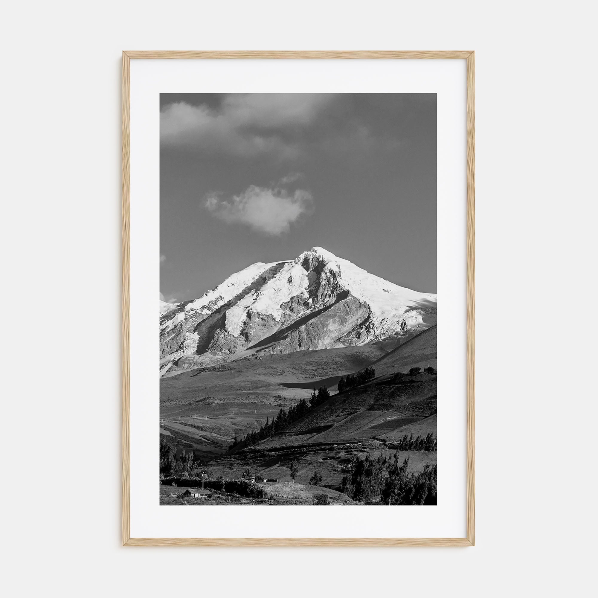 Ecuador Photo B&W Poster