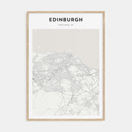 Edinburgh Map Portrait Poster