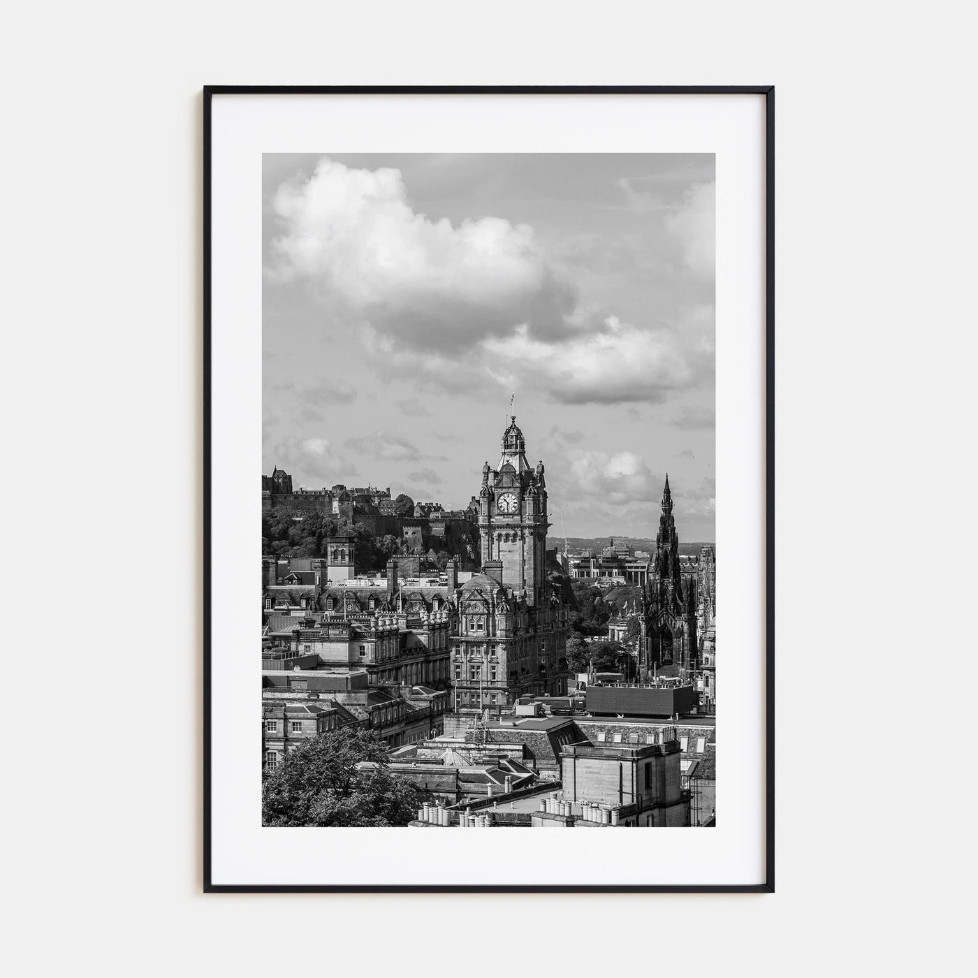 Edinburgh Photo B&W Poster